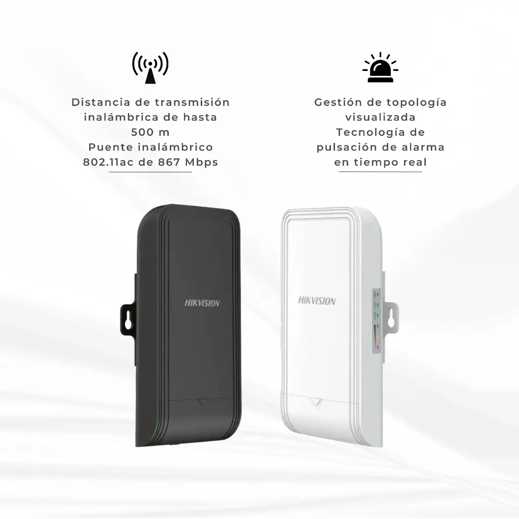 DS-3WF0EC-5ACT | KIT COMPLETO PARA ENLACE PTP PARA ELEVADORES 500 METROS