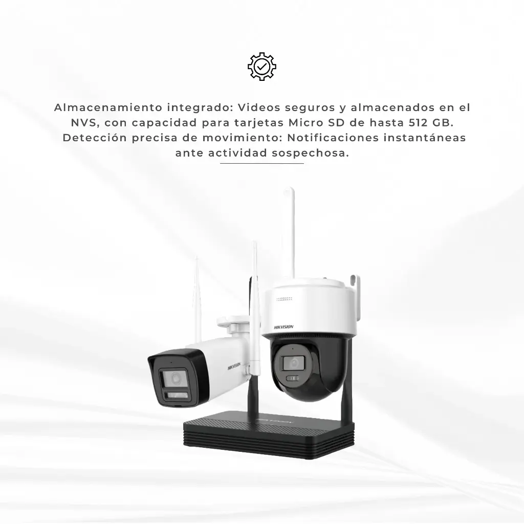 DS-J1421I/NKS422W02H | KIT EASY LINK WIFI CAMARA + DOMO PT 2MP