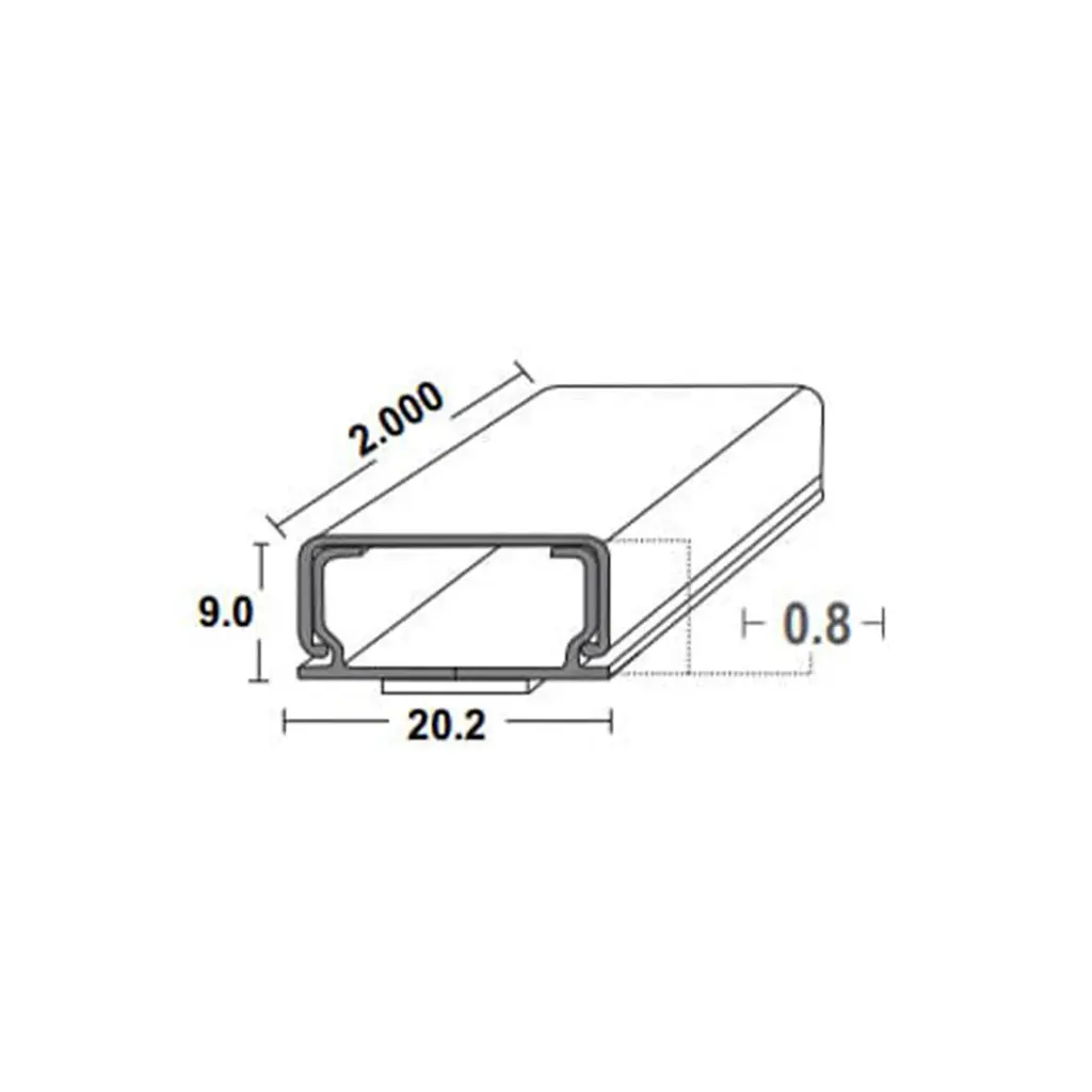 EC3LA5D31 | BT 20X10 BICOLOR ADHESIVO 2-M